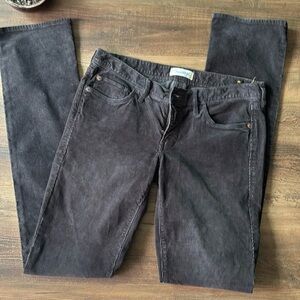 Madewell Rail Straight corduroy straight leg 27 X 34